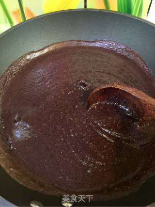 Homemade Pumpkin Pie with Bean Paste recipe