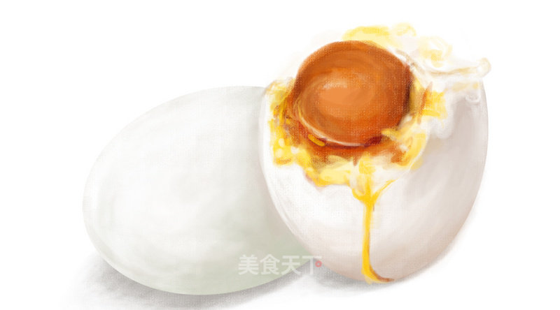 [hand-drawn Recipe] Salted Duck Egg — A Duck Egg that is So Idle and Rich that It Stays Oily