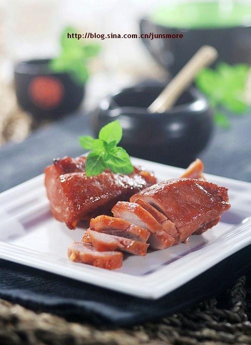 Barbecued Pork with Honey Sauce recipe