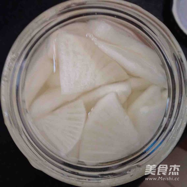 Soaked White Radish recipe