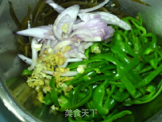 Green Pepper Kelp Shreds recipe