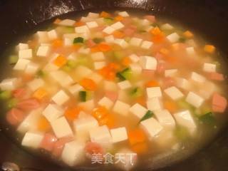 Ham and Tofu Soup recipe