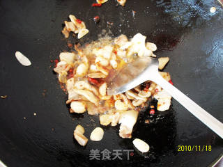 Carrot and Garlic Sprouts Twice Cooked Pork recipe