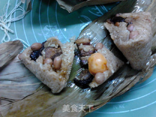 Taiwanese Meat Dumpling Congee with Bamboo Sun Egg recipe