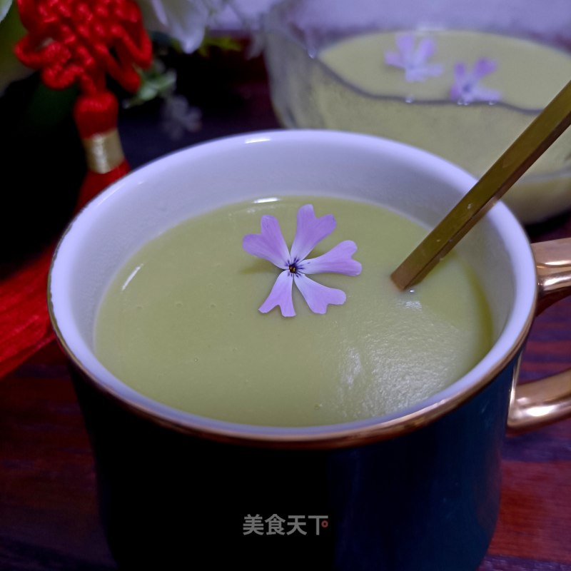 Sweet Pear and Pea Soy Milk recipe