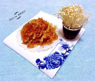 Fried Enoki Mushroom recipe