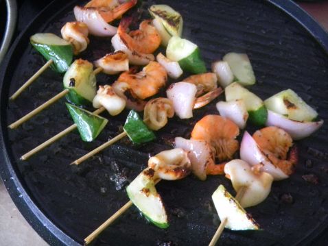 Seafood Skewers recipe