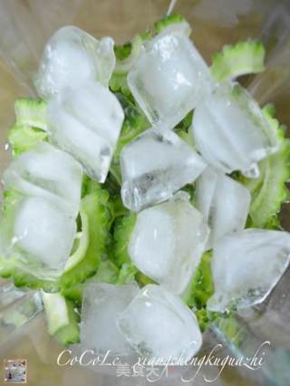 Orange Bitter Gourd Juice recipe