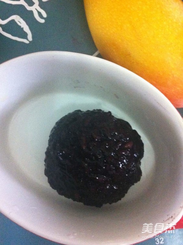 Mango Black Glutinous Rice Buffy recipe