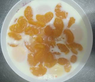 Tangerine Sliced Steamed Egg recipe