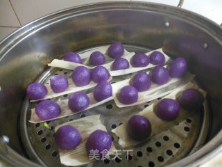 Purple Sweet Potato and Glutinous Rice recipe