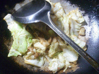 Stir-fried Cabbage with Pork Belly and Mushrooms recipe