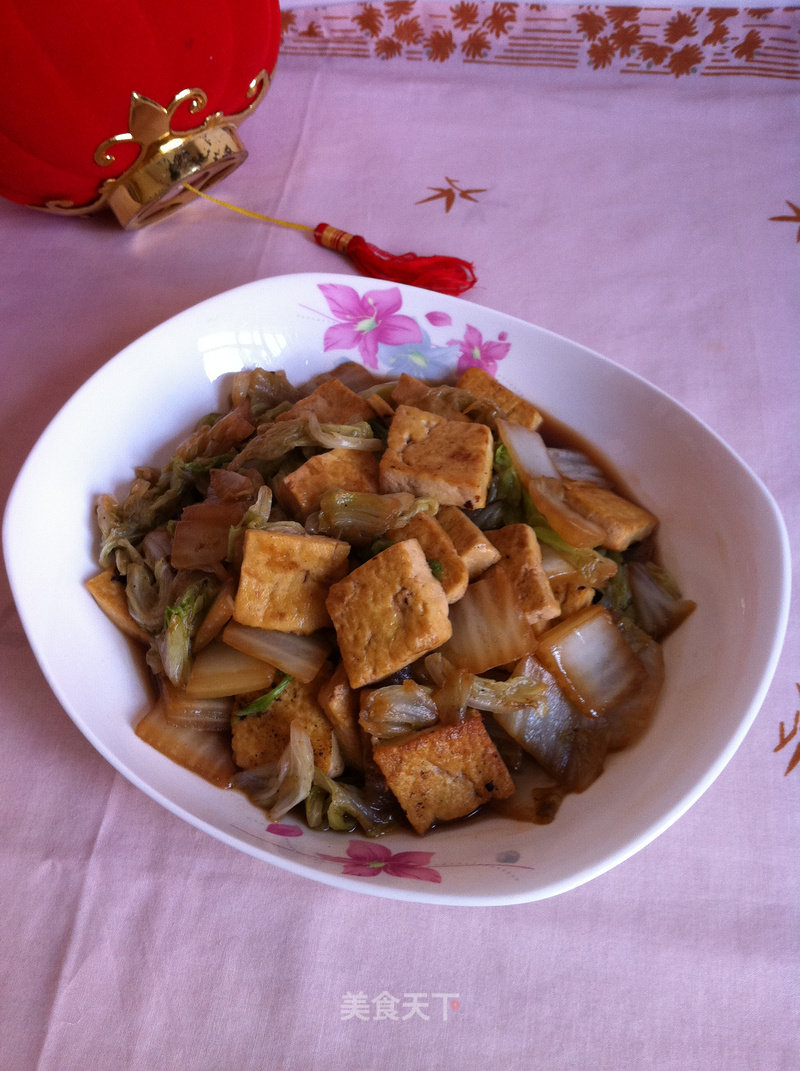 Tofu Stewed with Cabbage recipe