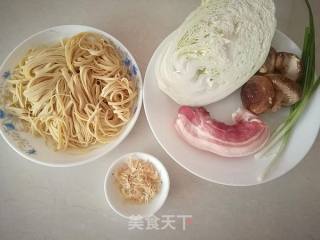 Braised Pork Belly and Cabbage Dried Shreds recipe