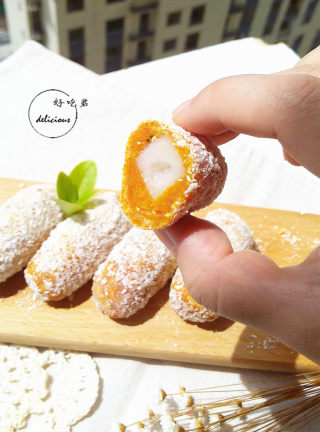 #四session Baking Contest and is Love to Eat Festival#pumpkin Rice Cake Rolls recipe