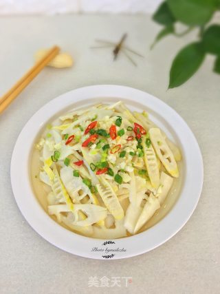 Oil Splashing Bamboo Shoots recipe