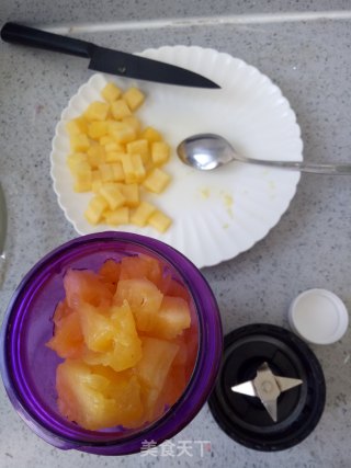 Pineapple Yogurt Sorbet recipe