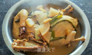 Warm Food-sour Radish Duck Soup recipe