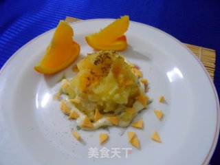 Orange Meat and Mashed Potato Salad recipe