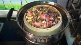 Delicious Moulded Bamboo Shoots Steamed Ribs recipe