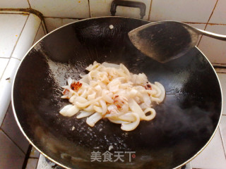 Stir-fried Cuttlefish with Korean Sauce recipe