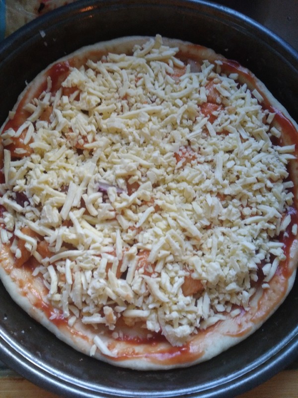 Orleans Chicken Pizza recipe