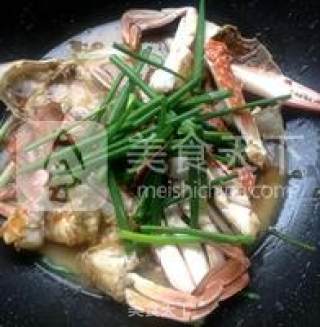 Childhood Taste-fried Crab with Ginger and Spring Onion recipe