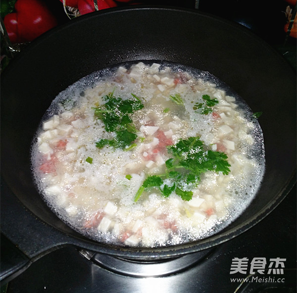 Ham and Tofu Soup recipe
