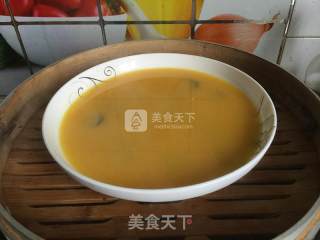 Soy Milk, Sea Cucumber and Shrimp Stewed Egg recipe