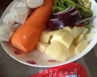 Fish Balls in Red Braised with Rice recipe