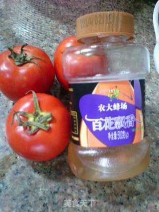 Tomatoes Mixed with Honey recipe