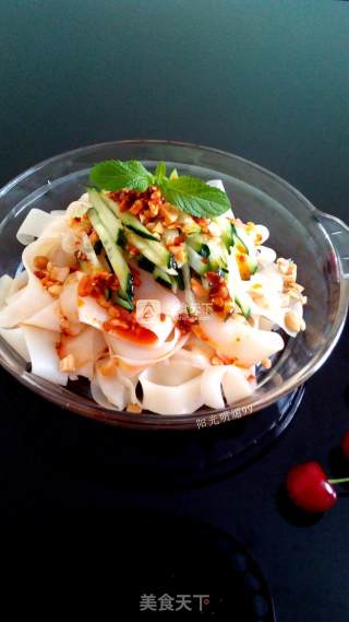 #aca烤明星大赛# Refreshing Liangpi (no-failure for No-washing Noodles) recipe
