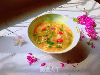 Garden Radish Egg Drop Soup recipe