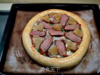 [diy New Orleans Bbq Pizza]—"pineapple Roast Duck Thick Pizza" recipe