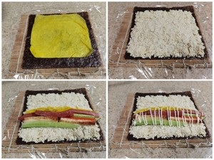 🔥guan Xiaotong Same Style‼ ️low-calorie Rice-free Sushi. Maxim Non-stick Pan recipe