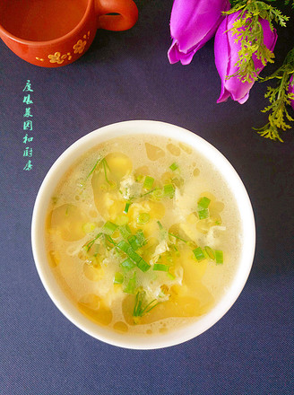 Leek Flower Egg Soup
