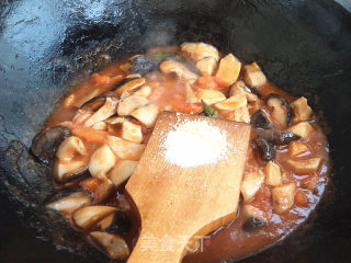 Stewed Mushrooms with Tomato recipe