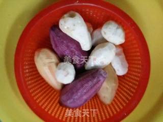 Three-color Taro Balls recipe