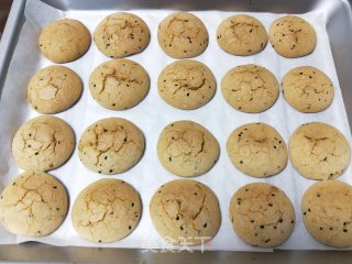 Sesame Peanut Shortbread Cookies recipe