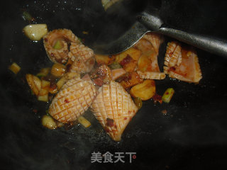 Sauce Fried Squid Tube recipe