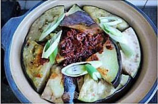 Sausage and Eggplant Claypot recipe