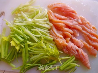 Celery Stir-fried Chicken recipe