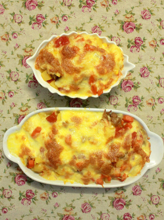 Potato Chicken Baked Rice recipe