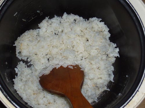 Scallion Fried Rice with Soy Sauce recipe