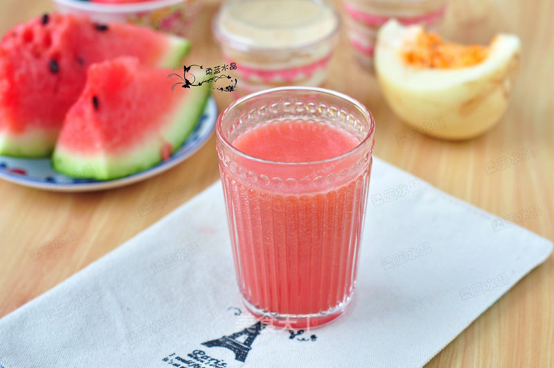 Watermelon Peach Juice recipe