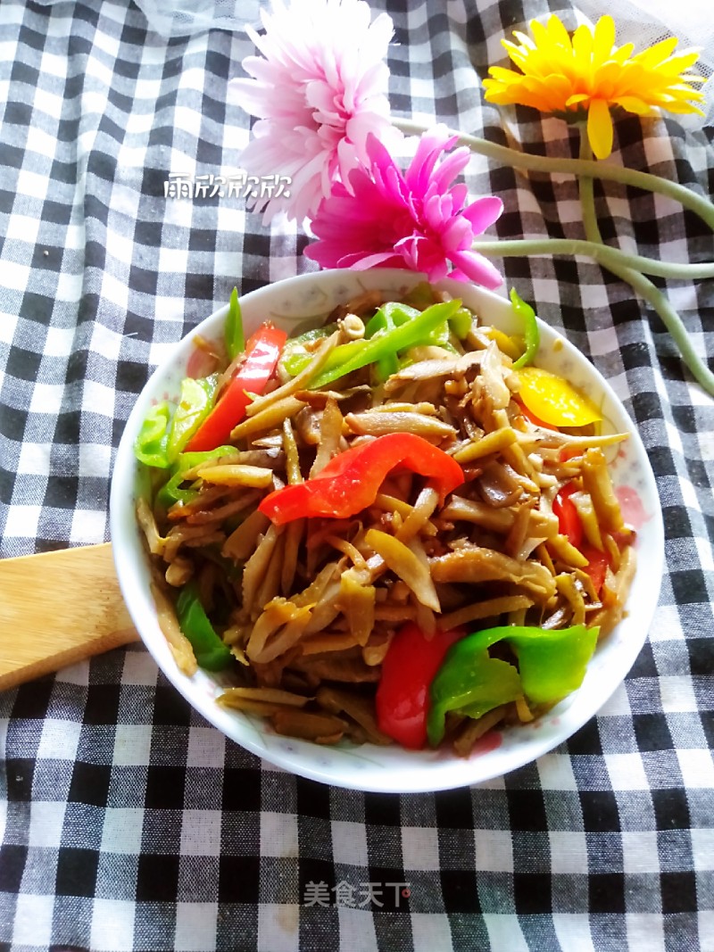 Vegetarian Stir-fried Hairy Beans recipe