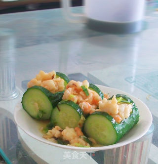 Cucumber Stuffed Fresh Shrimp recipe