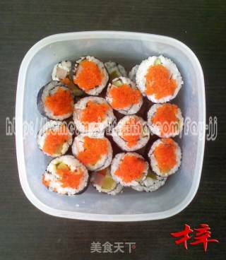 Ham and Crab Sushi recipe