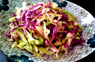 Lettuce and Purple Cabbage recipe