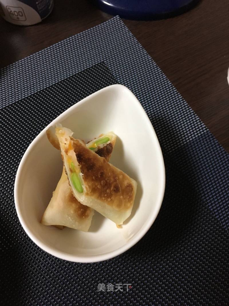 Edamame Cheese Spring Rolls recipe